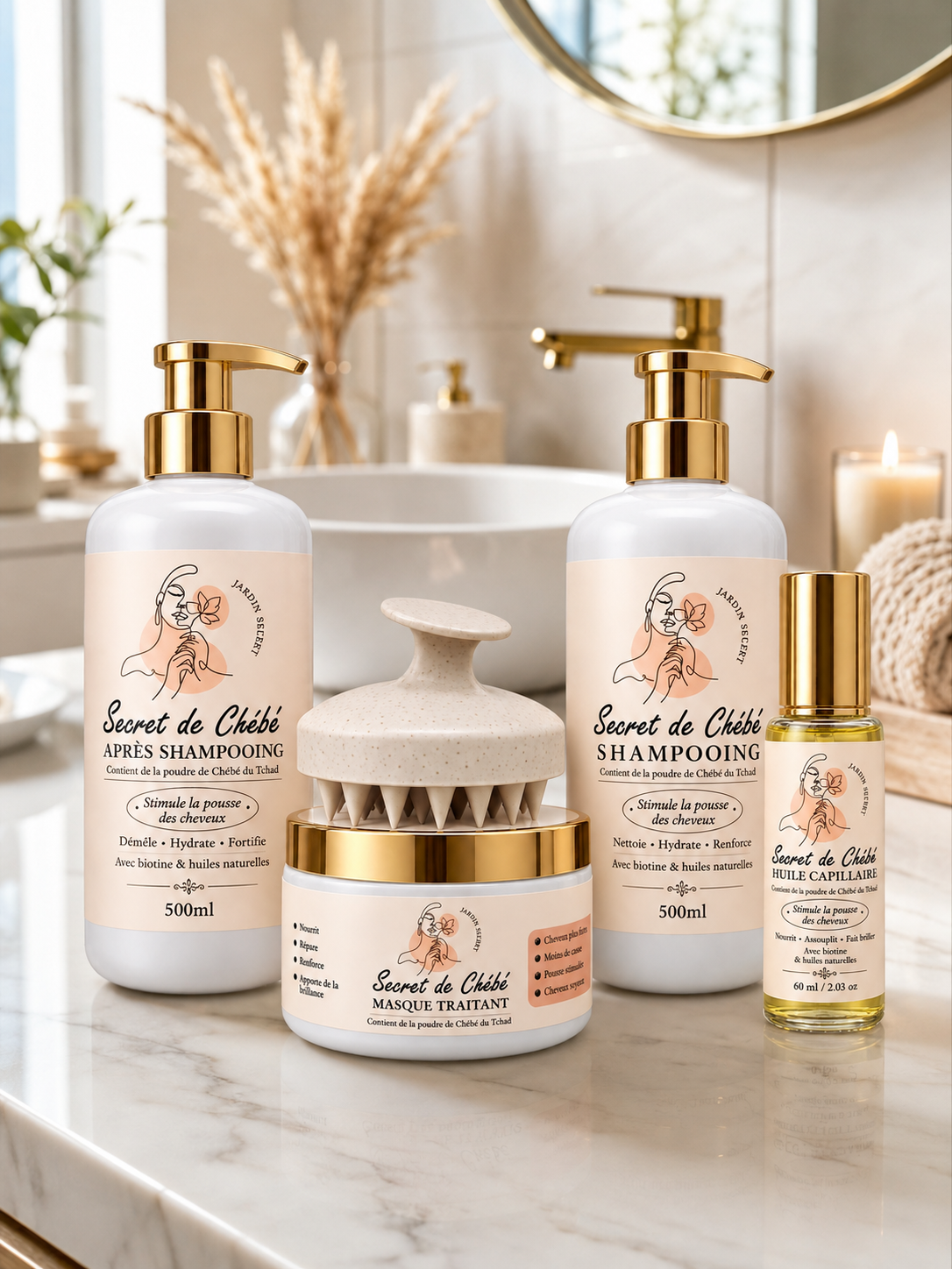 Gamme capillaire Secret de Chébé