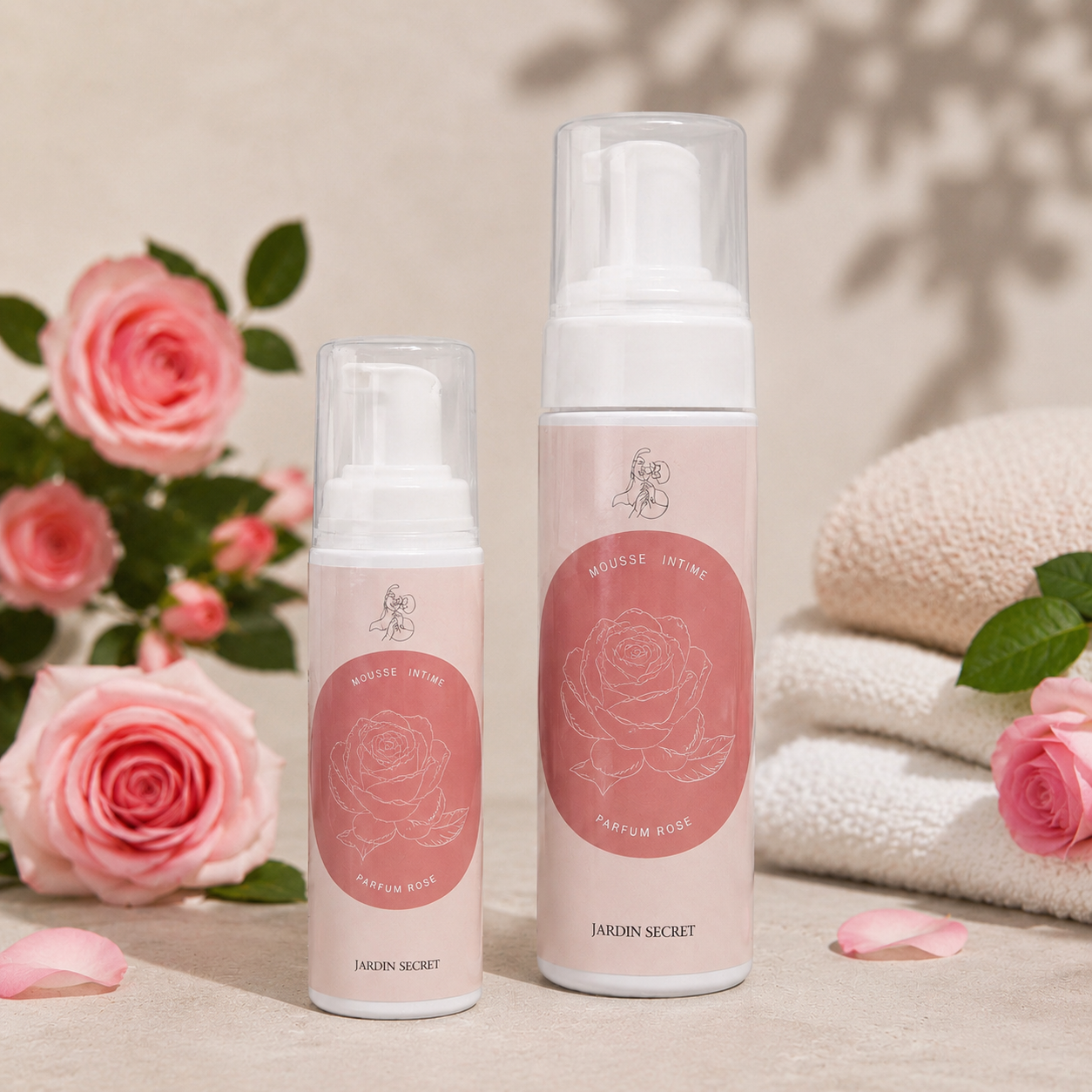 Mousse intime à la rose
